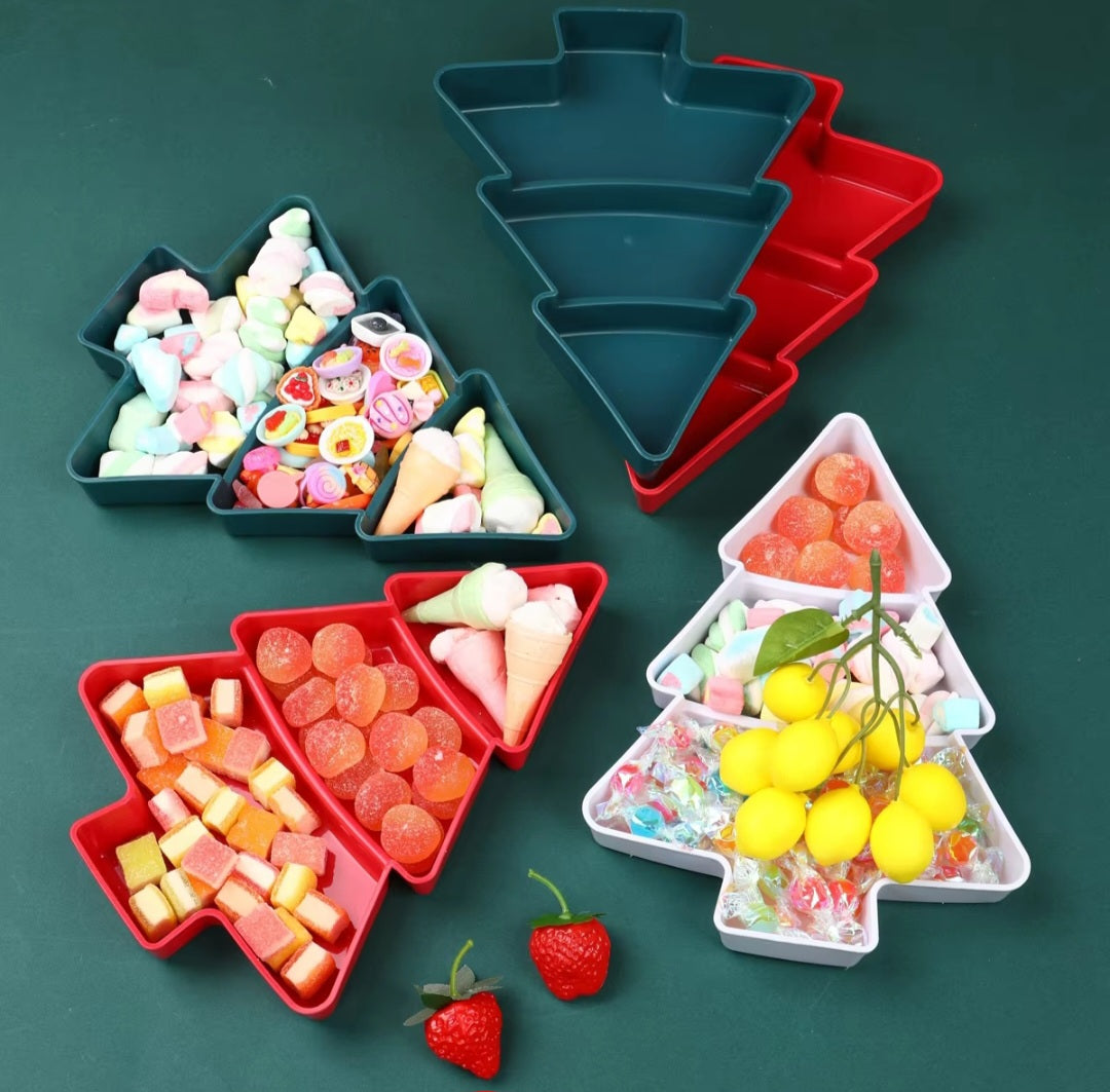 Christmas Snack Tree Plate