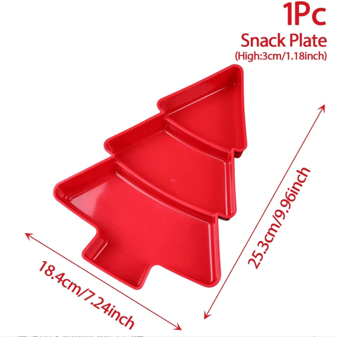 Christmas Snack Tree Plate