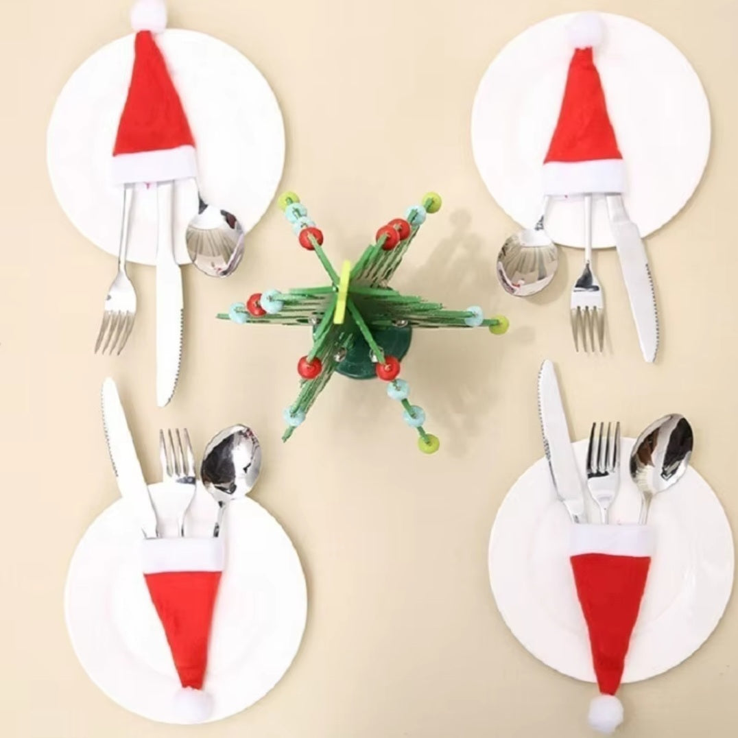 Santa Cutlery Hat