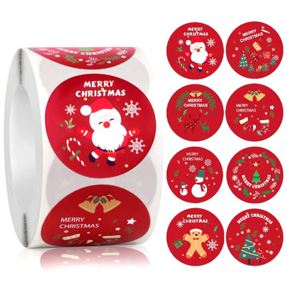 Festive Stickers - 500 Pack