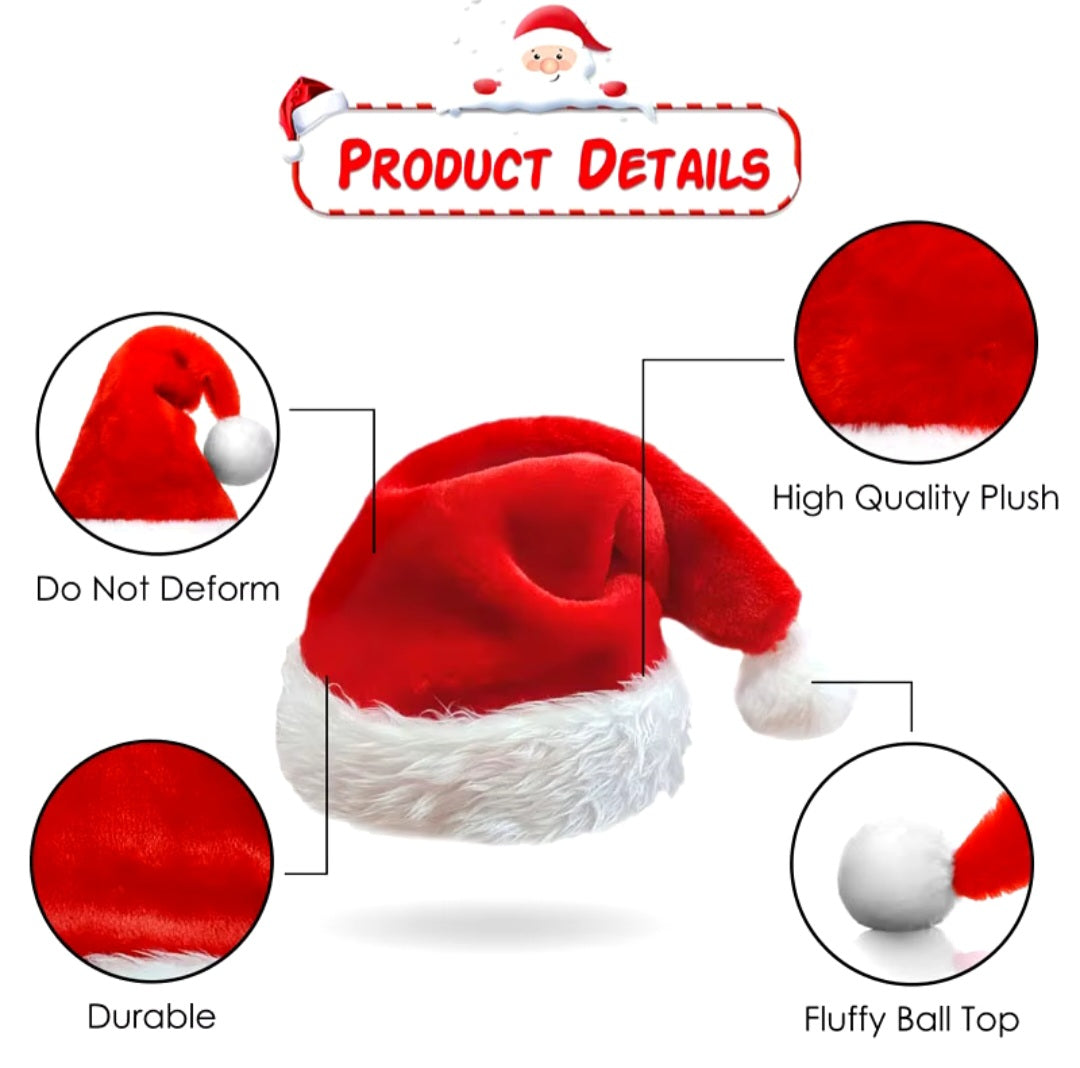 Luxury Santa Hat - Adults & Children Sizes