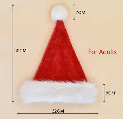 Luxury Santa Hat - Adults & Children Sizes