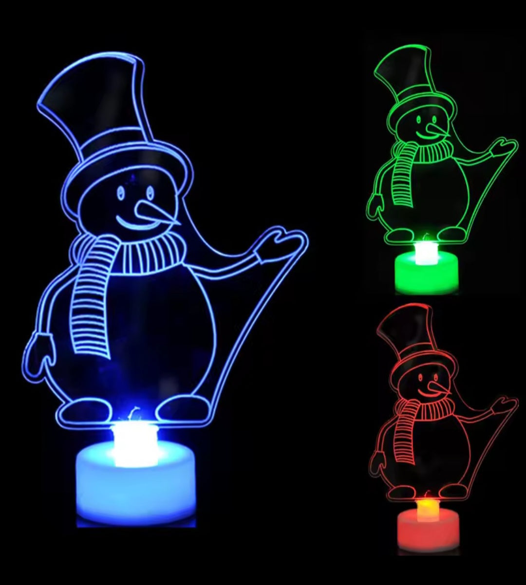 LED Mini Christmas Character Night Light