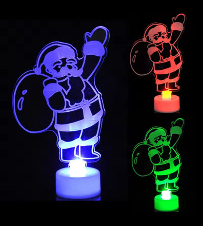 LED Mini Christmas Character Night Light