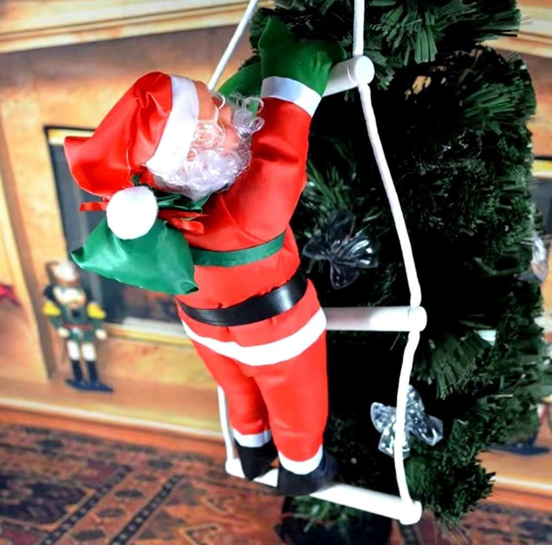 Climbing Santa