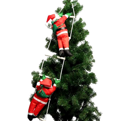 Climbing Santa