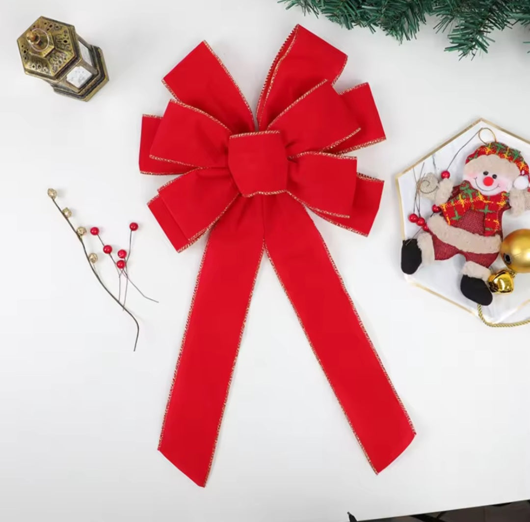 Large Red Christmas Bows