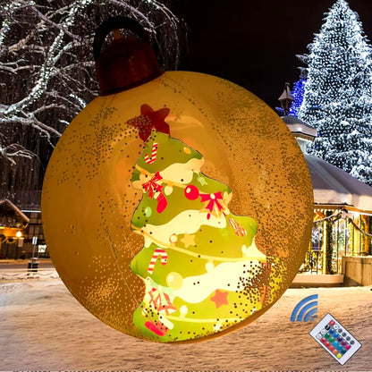 60cm Giant LED Inflatable Christmas Ball