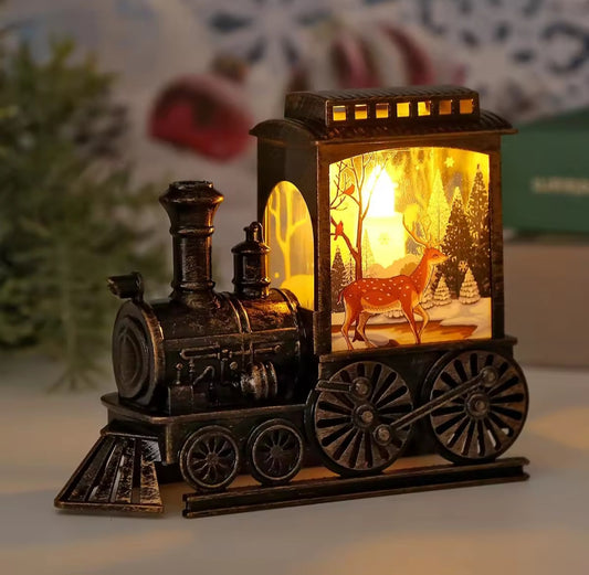 Christmas LED Fairy-tale Train Night Lantern